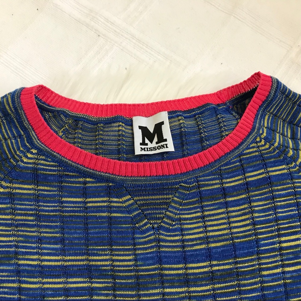 M Missoni Ribbed Spacedye “Sweatshirt” style swtr - Picture 3 of 8